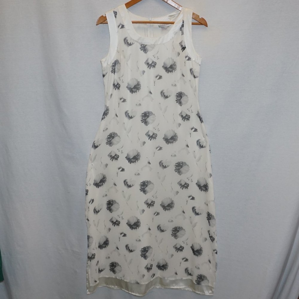 ISABELLA BIRD silk floral maxi  dress  wedding resort summer 8 P  B-16
